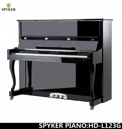SPYKER  piano high quality black polish acoustic upright mechanical piano HD-L123G