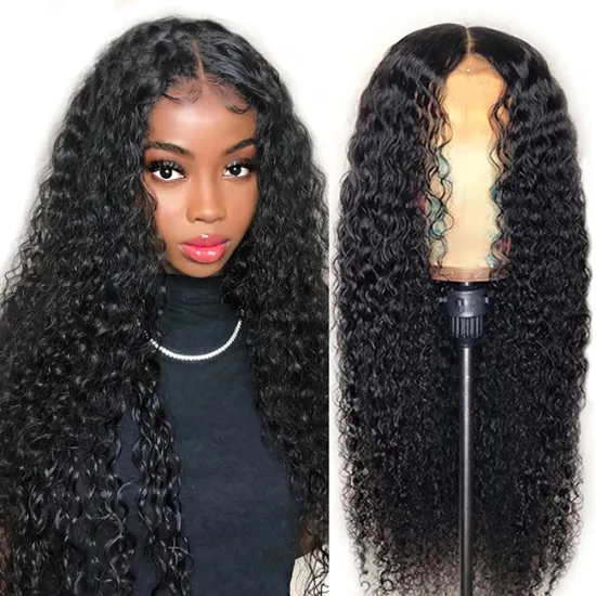 30 Inch HD Transparent 13x4 13x6 360 Deep Wave Frontal Wigs For Black Women 5x5 Closure Full Curly Lace Front Human Hair Wigs