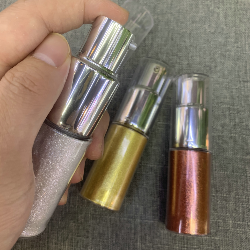 Spray Highlighter Powder Bronzer Highlighters Shimming Loose Highlighter Body Spray Highlight Stick Powder Low MOQ Custom 500 Pc