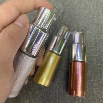 Spray Highlighter Powder Bronzer Highlighters Shimming Loose Highlighter Body Spray Highlight Stick Powder Low MOQ Custom 500 Pc