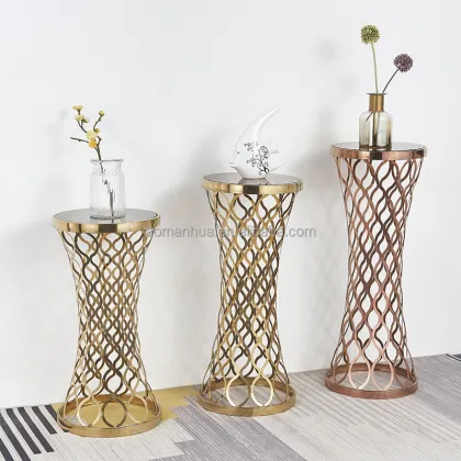 Stainless Steel Vase Stand for Cheap - 2021 New Trend Flower Shelf