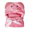 Cheapest Stock Animal Hooded Baby Blanket Manufacturers