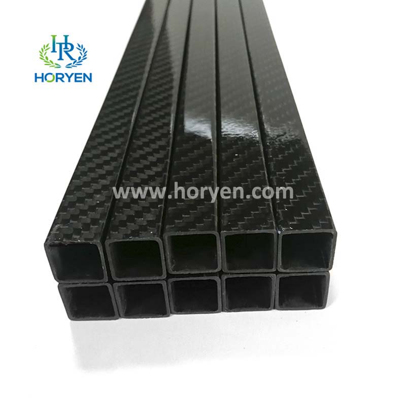 Wholesale price custom composite square carbon fibre tubing