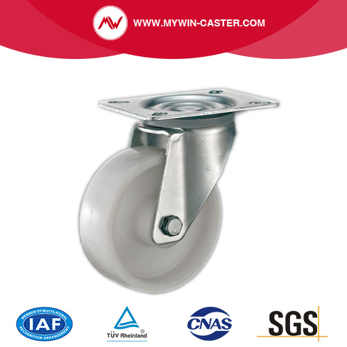 Βιομηχανικός τροχίσκος Plate Swivel PP