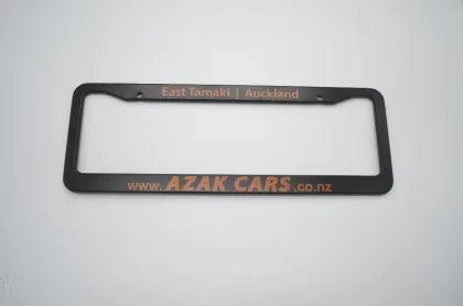 New Zealand and Australia Standard Aluminum License Plate Frame