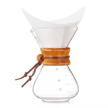 Borosilicate Glass Coffee Pot Set with Bamboo Sleeve