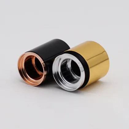 Aluminum Cap Black Magnetic Perfume Bottle Cap