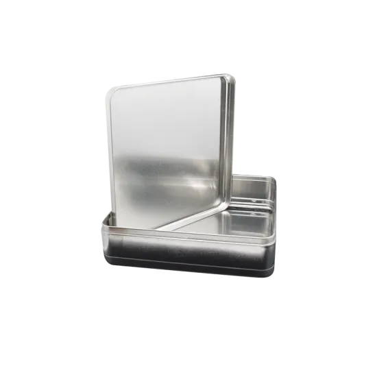 Rectangular Tin Box Metal Storage Boxes Packaging Cans