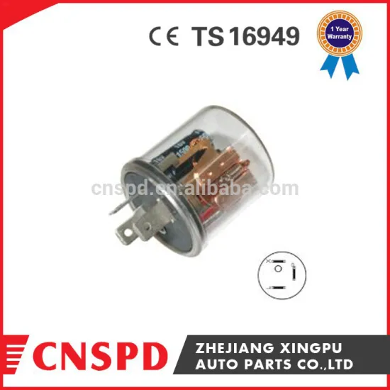 12V 20A transparent 3 pin auto electronic flasher relay