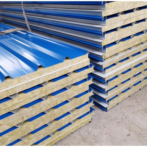 Glass Mineral Wool CFS Building Material Color steel Sandwich panel Supplier