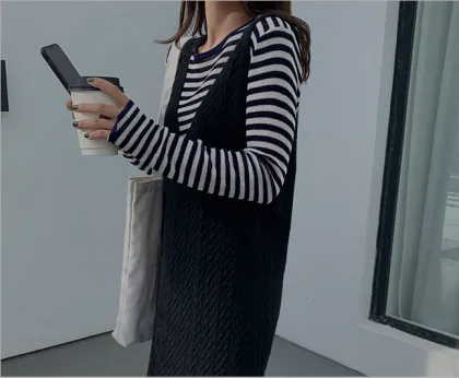 2020 top quality knitted dress