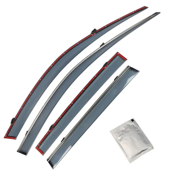 Car Channel Window Vent Visor Frame for Subaru Forester 2019-2020