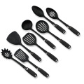 Os utensílios de cozinha de nylon ajustaram o jogo de ferramentas para o Cookware