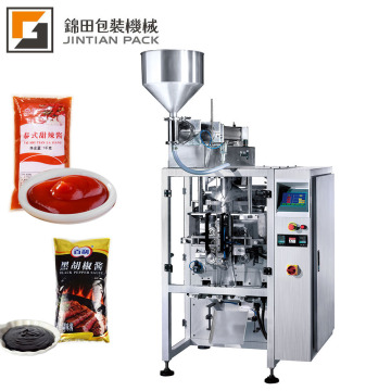 Macchina da imballaggio automatico per sacchetti di plastica: marmellata di peperoncino e salsa d'iojube