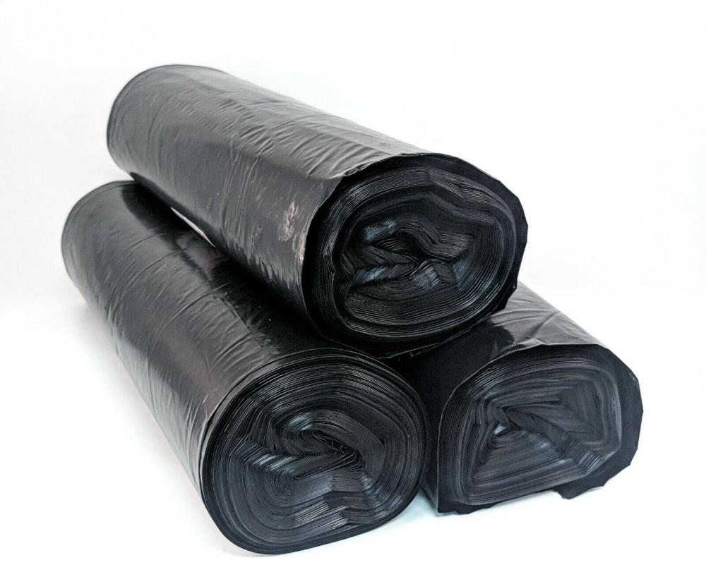 6 mil contractor bags Large Black Garbage Bags
