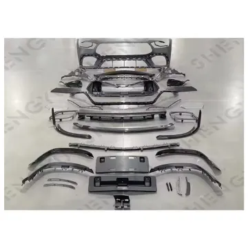 PP Material Body Kit for Benz AMG GT 2020-2021 - AMG GT63S Front and Rear Bumper Kit with Grille and Throat