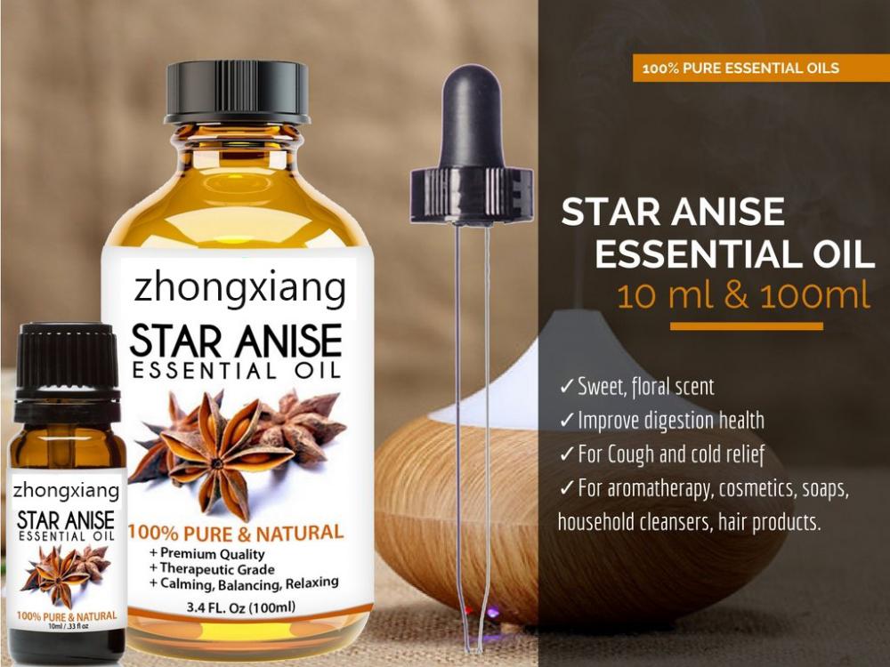 100% Pure Organic Star Anise Essential Oil