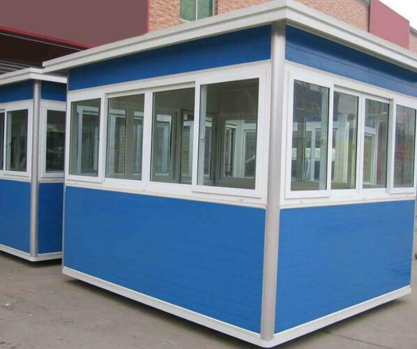 Prebuilt Light Steel Frame Security Guard Booth