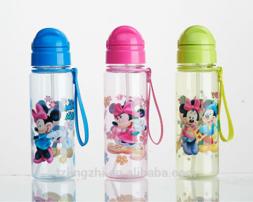 fashion space cup,plastic water cup, water bottle with straw