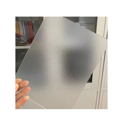 Made in China: Frosted PC Embossed Solid Polycarbonate Sheets and Plastic Polycarbonate Frosted Board