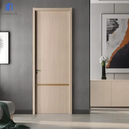 Zonron Modern Aluminum Wood Ecological Paint-Free Wooden Doors for Hotel Rooms