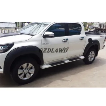 2015 Toyota Hilux Revo 4 Door Black Fender Flares Wheel Arch with Nuts