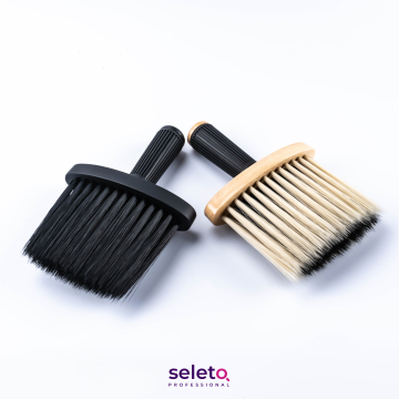 Custom Logo Barber Hair Remover Soft Cleaning Neck Duster Face Brush for Hair Cutting