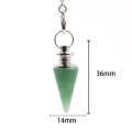 Pendulum line conical Stone Pendant treatment chakra bead crystal bullet head spirit opal ornament