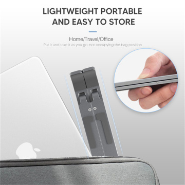 Portable Laptop Desk Stand Gray Color