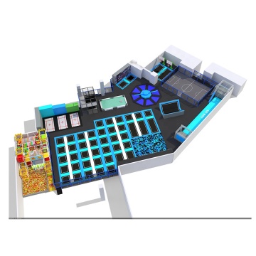 2024 Large Indoor Trampoline Park Price for Kids' Playground - 1000sqm Trampoline Parks