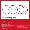 Pièces de moteur Toyota 1nz Rings de piston 13011-21091