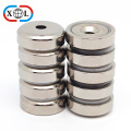 Round Neodymium Cup Magnet with Countersunk Hole