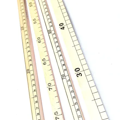 1 Meter Wooden Ruler - School Classroom Stationery Supply
