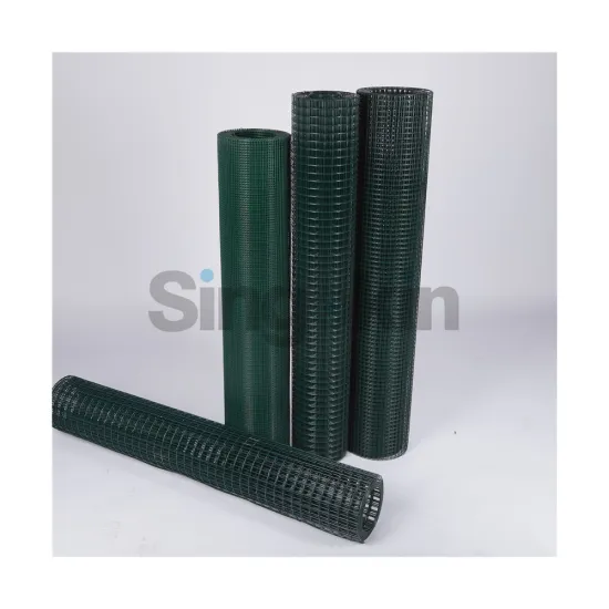 High-Quality 14 Gauge 50ft 1inch PVC Coated Welded Wire Mesh Roll for Factory