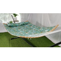 Barra plegable curva doble hamaca con almohada