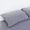 Grey earthing pillow case grounding for Better Sleep