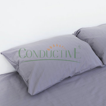 Grey Silver fiber conductive antibacterial pillowcase