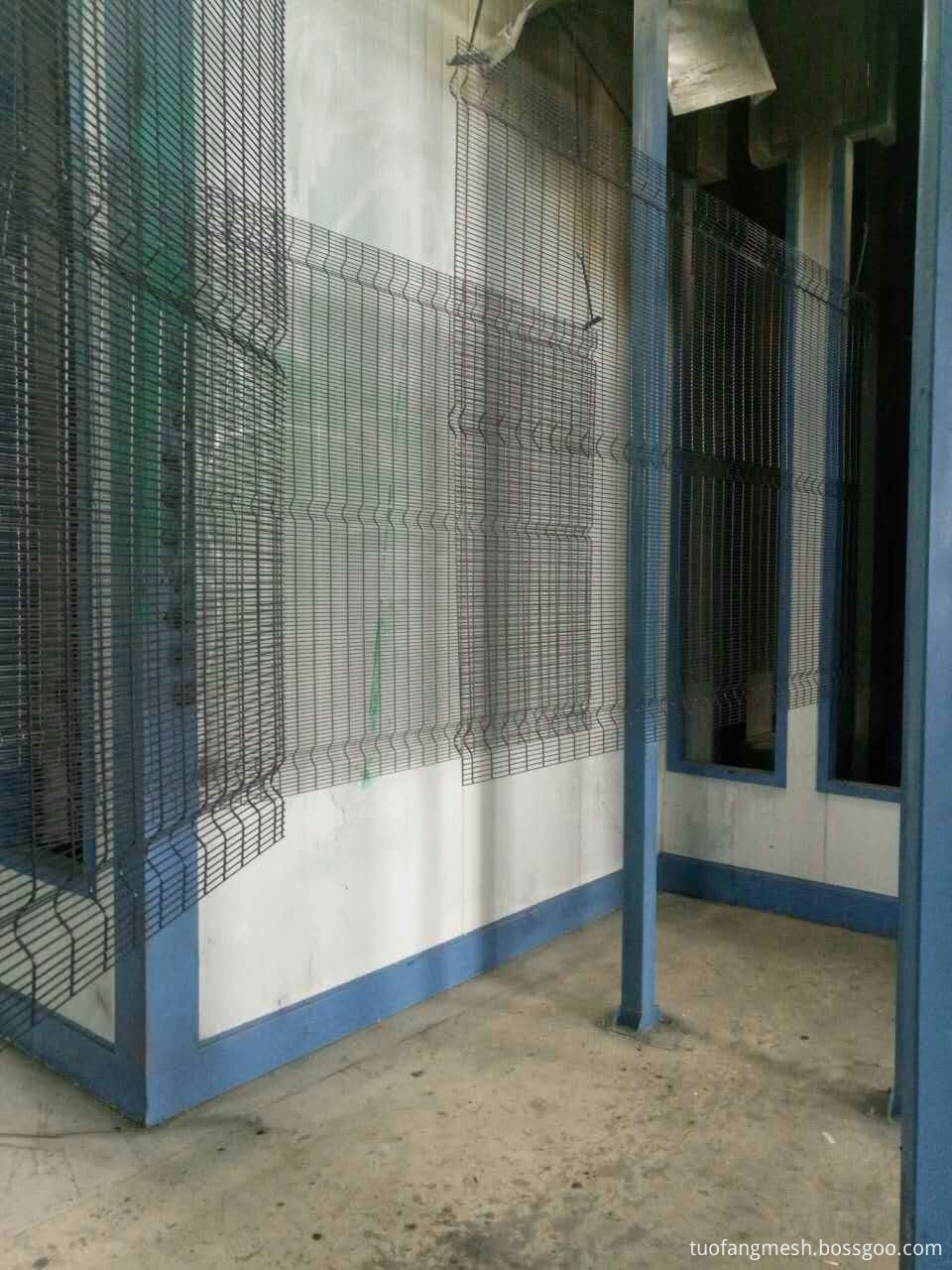 wire mesh security fencing panels powder coated 