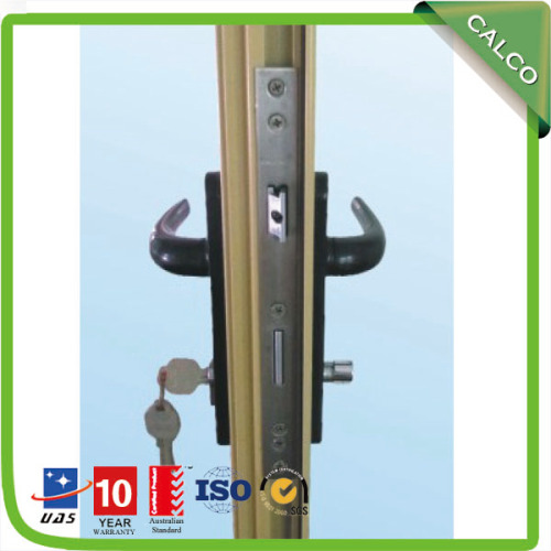 Aluminum glass swing hinge door frame