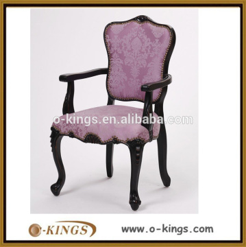Antique design solid wood frame dining chair for sale