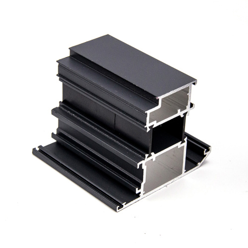 Aluminium Sections Black Aluminum Profile For Windows Manufactory