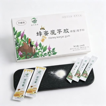 Portable Stick Pack Honey Konjac Gut Wellness Powder