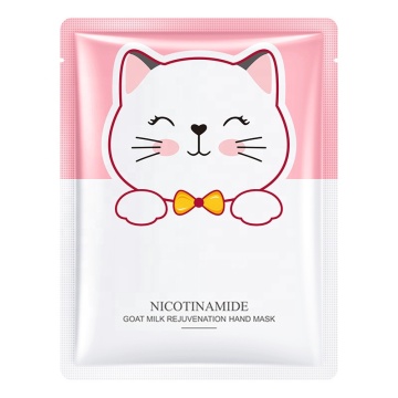 beauty nicotinamide goat milk hand whitening mask