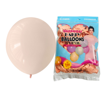Assorted Candy Pastel Color 1.8g Natural Latex Balloons for Children and Kids in Chinese Style