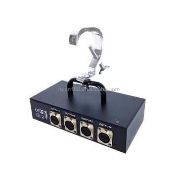 High Quality RuiEn Signal Amplifier with Fiber Optic Terminal Box for Stage Lighting