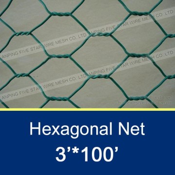 3/4" Rabbit Cage Hexagonal Wire Mesh 1x25m