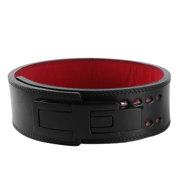 Customized Logo Weightlifting Exercise Belt - G08-LL0168 Sports Fitness Cowhide Lever Belt