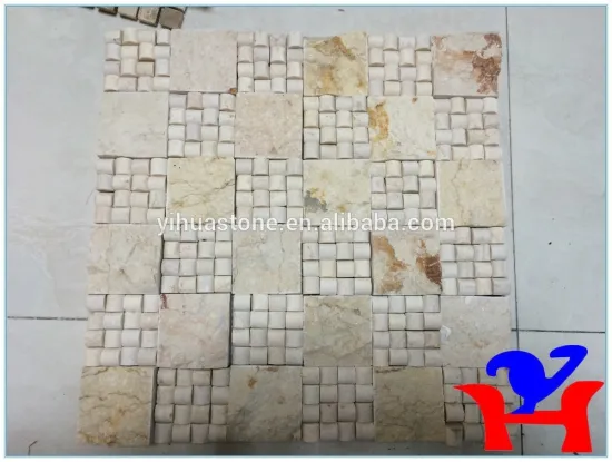 Popular Beige marble mosaic tile