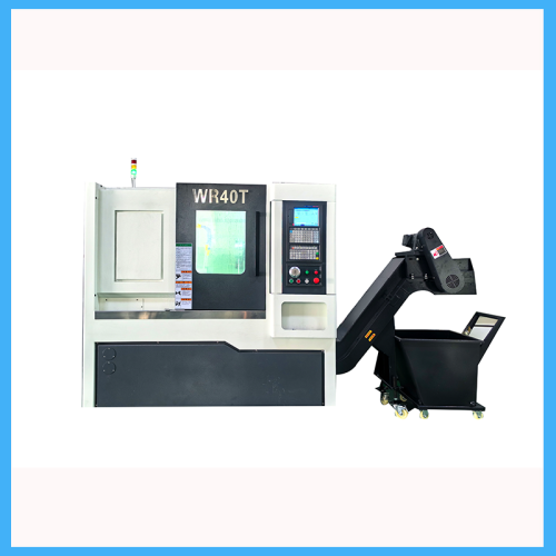 Máquina cortadora de torno de bancada inclinada CNC de alta precisión