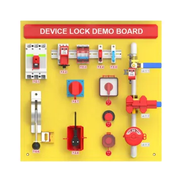 BOZZYS LOTO Simulator: Industrial Process Lockout/Tagout Management Demo Board for Effective Learning